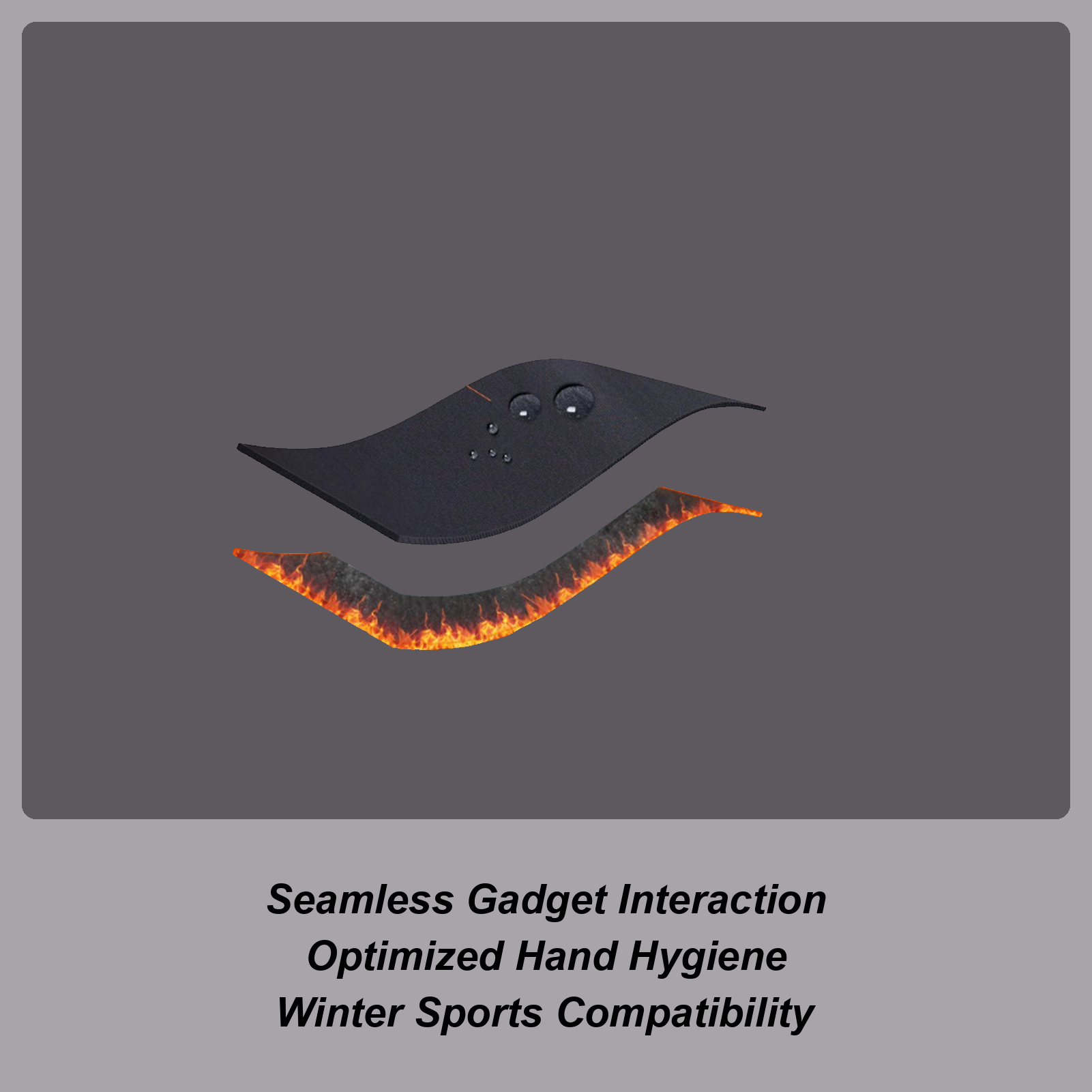 Running Gear Cold Weather - Kışlık sıcak eldivenler rüzgar geçirmez dokunmatik